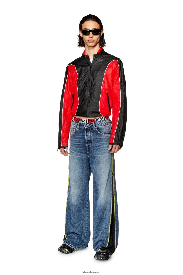 ch Diesel Hommes j-blinkid-a rouge noir 0R48H811 vêtements