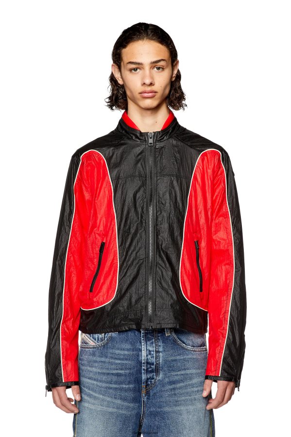ch Diesel Hommes j-blinkid-a rouge noir 0R48H811 vêtements