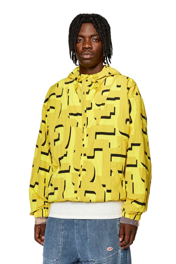 ch Diesel Hommes j-jass-mon-print jaune 0R48H820 vêtements