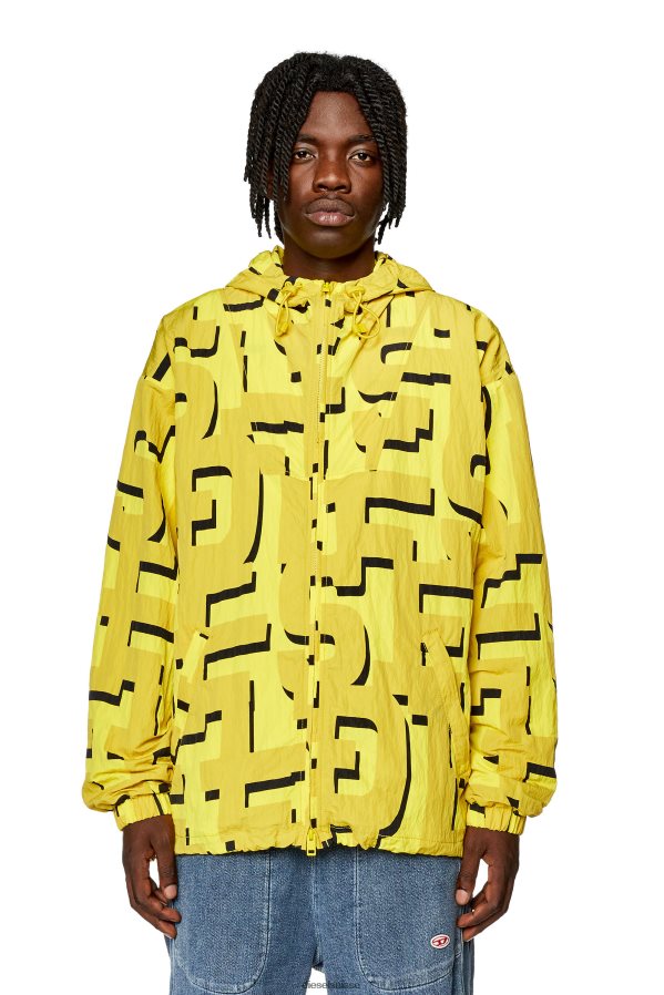 ch Diesel Hommes j-jass-mon-print jaune 0R48H820 vêtements