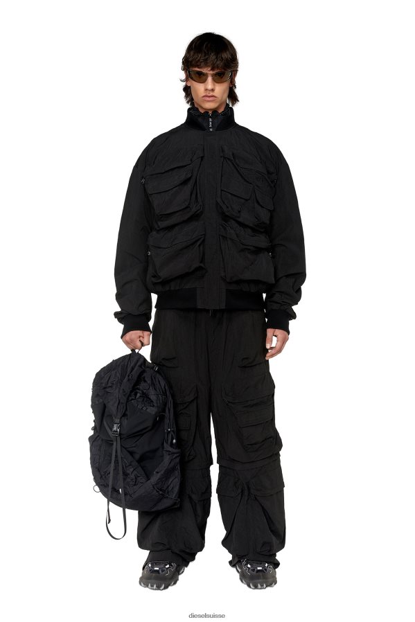 ch Diesel Hommes j-tache-court noir 0R48H824 vêtements