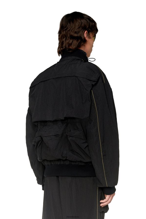 ch Diesel Hommes j-tache-court noir 0R48H824 vêtements