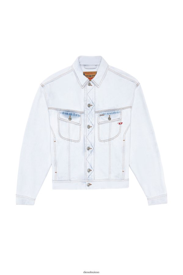 ch Diesel Hommes veste camionneur d-lillo bleu clair 0R48H854 vêtements