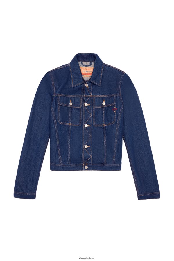 ch Diesel Hommes veste de camionneur d-milo bleu foncé 0R48H853 vêtements