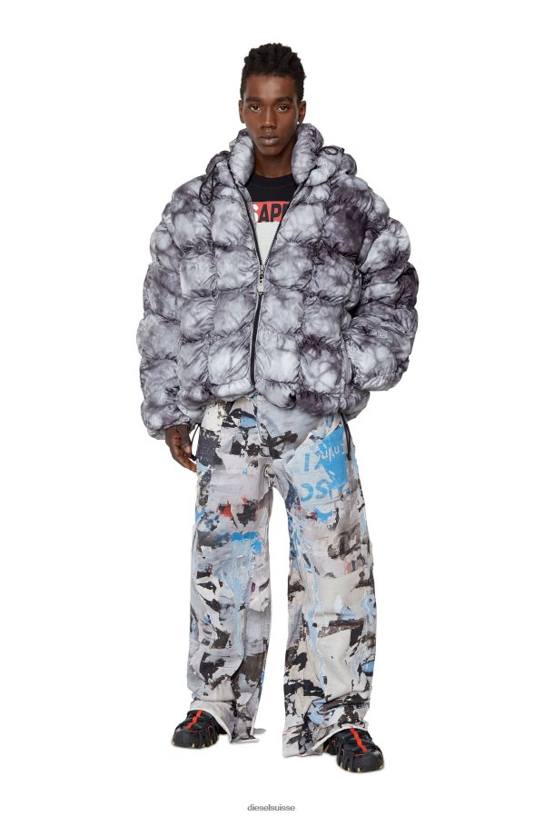 ch Diesel Hommes w-ralle gris 0R48H834 vêtements